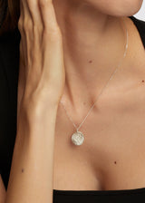 Sterling Silver Bethlehem Olive Branch Necklace