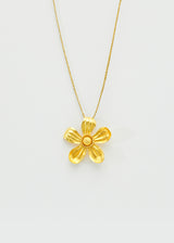 18kt Gold Small Yellow Chamka Pendant on Cord