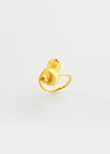18kt Gold PSTM Levant Double Pomegranate Ring