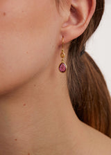18kt Gold Sapphire New Day Drop Earrings