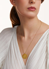 22kt Gold This Too Shall Pass Pendant on Cord