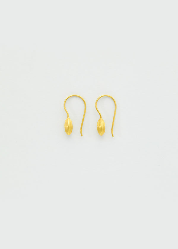 18kt Gold Seed Earrings