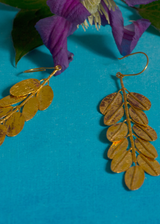 18kt Gold Vermeil PSTM Afghanistan Bumi Earrings