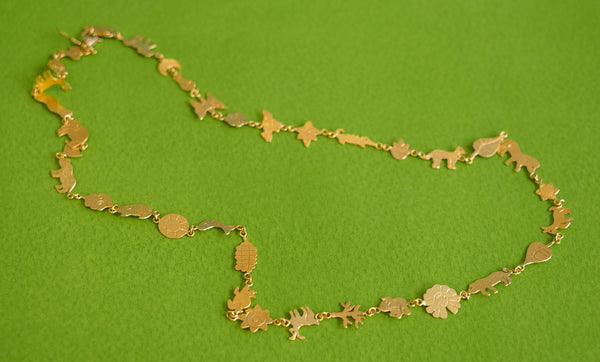 Behind The Piece - 21kt Gold We Are Everything Necklace