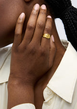 18kt Gold Hand Ring