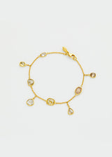 18kt Gold Brown Diamond Eight Stone Bracelet