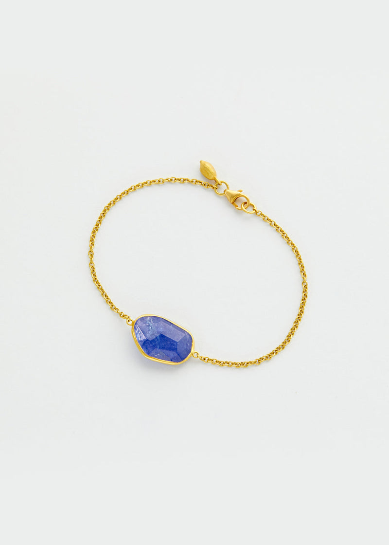 18kt Gold Light & Space Tanzanite Bracelet