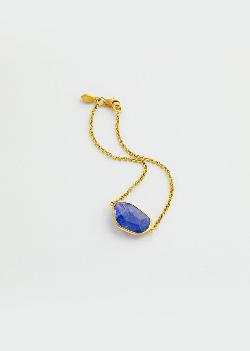 18kt Gold Light & Space Tanzanite Bracelet