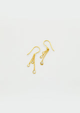 18kt Gold Diamond Dew Drop Earrings