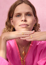 18kt Gold PSTM Myanmar Wave Ring