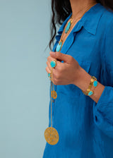 18kt Gold Cusco Circle Bracelet