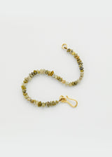 18kt Gold Uncut Diamond Beaded Bracelet