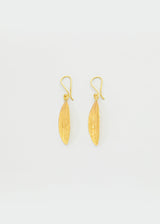 18kt Gold Bethlehem Double Zaytun Leaf Earrings