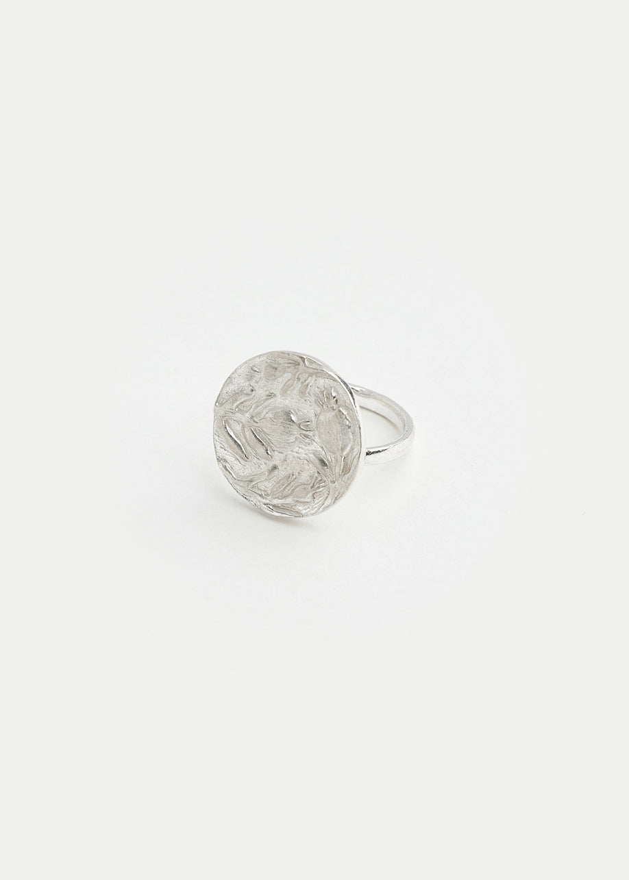 Sterling Silver Next Generation Disk Pomegranate Ring Product Image 2