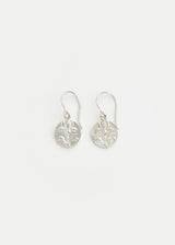 Sterling Silver Next Generation Coin Black Iris Drop Earrings Product Image 1
