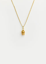 18kt Gold Bethlehem Pomegranate Pendant on Cord product image 2
