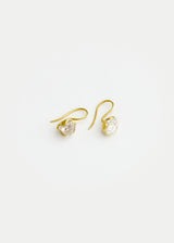 18kt Gold Herkimer Ming Drop Earrings Product Image 1