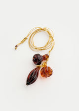 Azaz Tonal Amber Glass Cluster on Cord Product Image 2