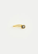 18kt Gold The Middle Path Dark Grey Spinel Cup Ring