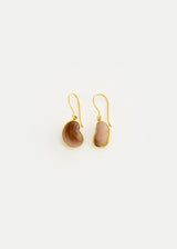 18kt Gold Jasper Single Drop Earrings