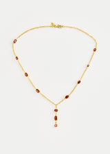 18kt Gold PSTM Afghanistan Spinel Necklace