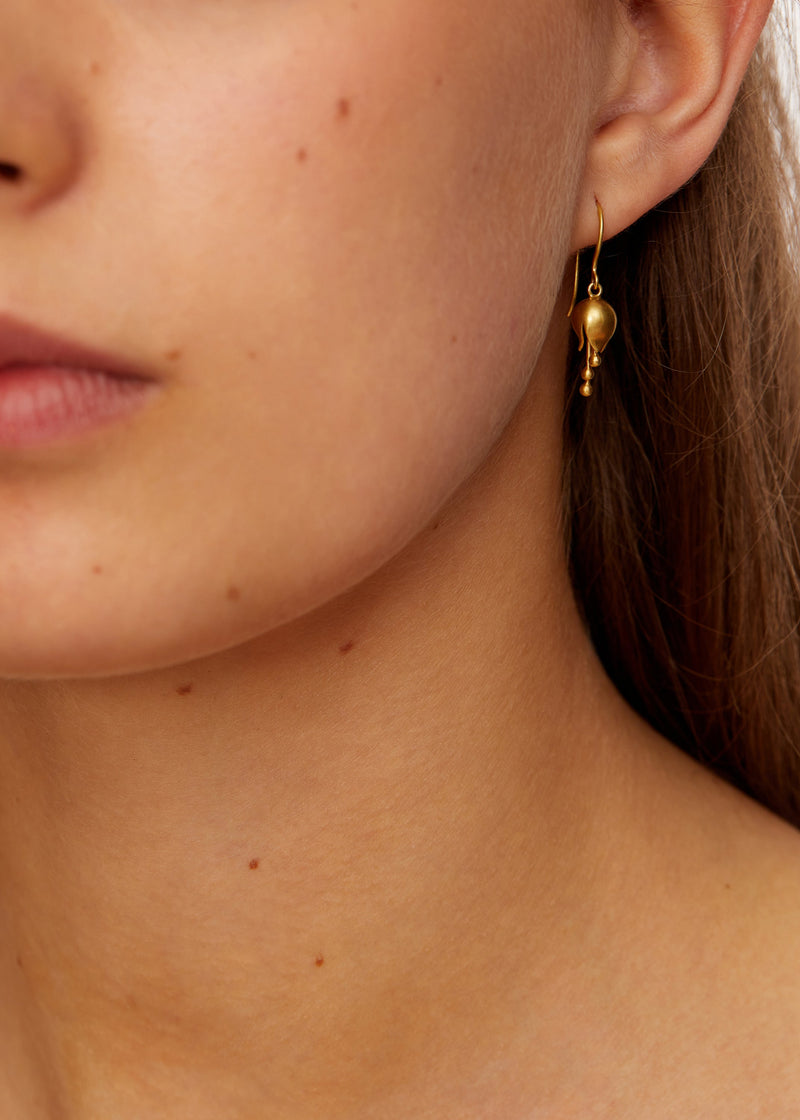 18kt Gold Bluebell Earrings