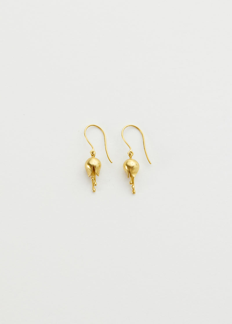 18kt Gold Bluebell Earrings
