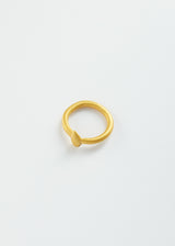 18kt Colombian Gold Drop Ring
