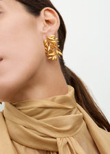 18kt Gold Golden Garden Vine Earrings