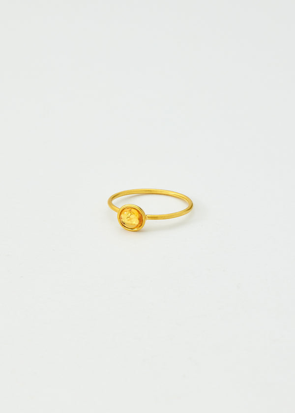 Rose Gold Plated Geometrical Design Finger Ring