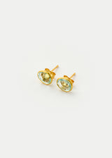 18kt Gold Aquamarine Classic Studs