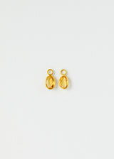 18kt Gold Citrine Earring Charms