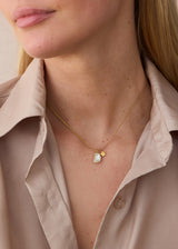 18kt Gold Diamond & Star Amulets on Cord