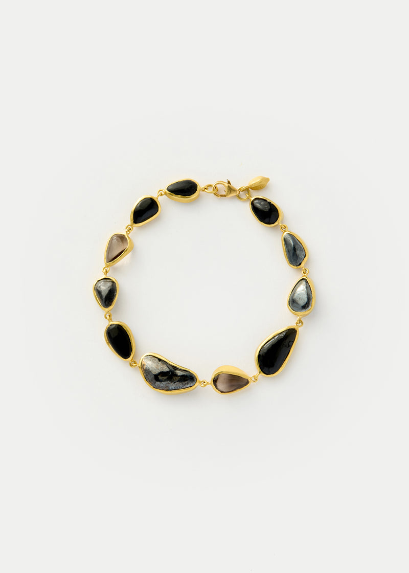 18kt Gold Night Full Stone Bracelet