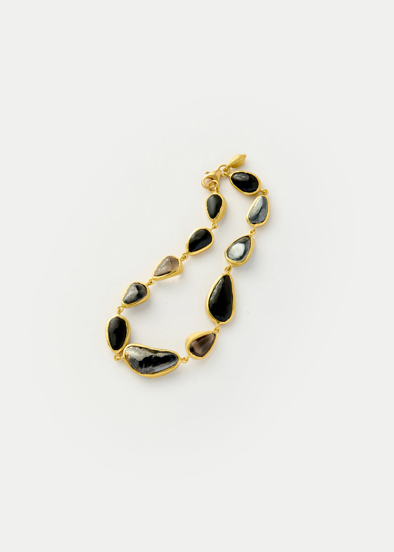18kt Gold Night Full Stone Bracelet