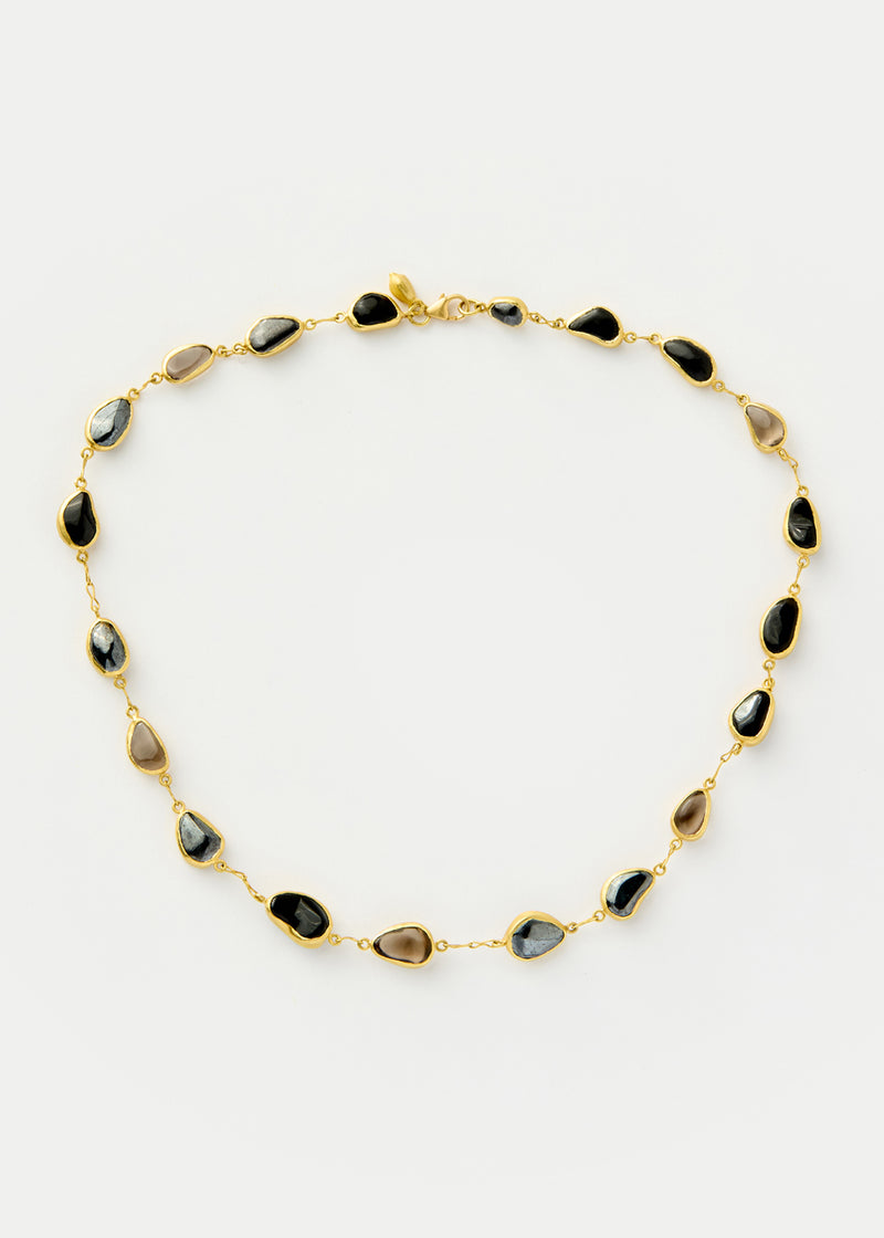 18kt Gold Night Full Stone Necklace