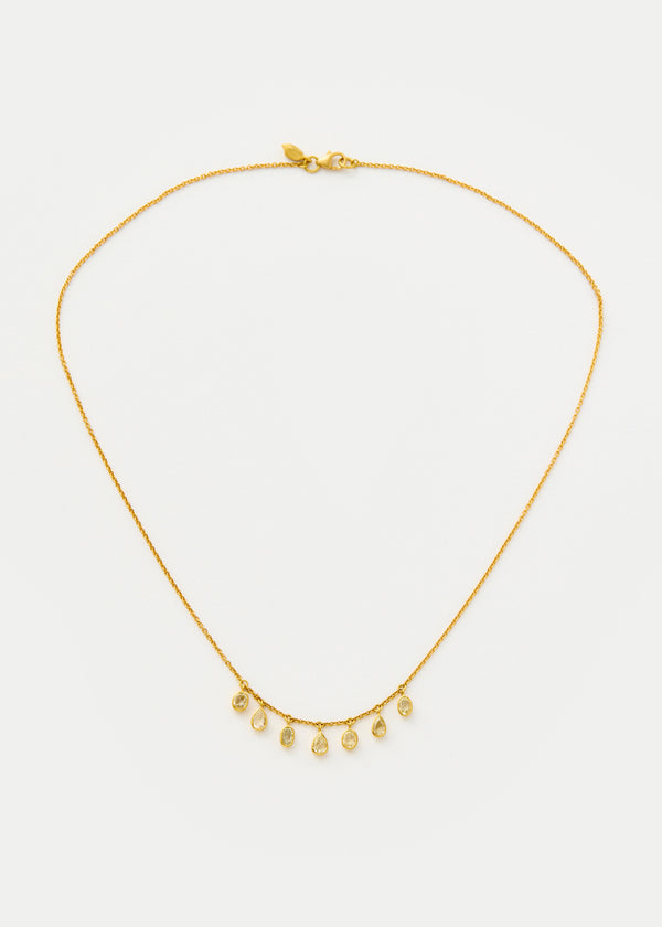 18kt Gold Helios Diamond Fringe Necklace