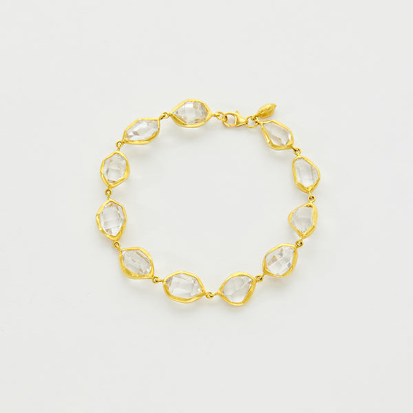 Catherine Mini 18kt gold bracelet with diamonds