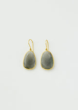 18kt Gold Labradorite Single Drop Earrings