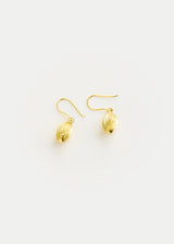 18kt Gold Large Seed Earrings