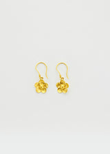 18kt Gold PSTM Myanmar Nyunt Single Flower Earrings