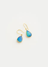 18kt Gold Opal Small Single Drop Earrings