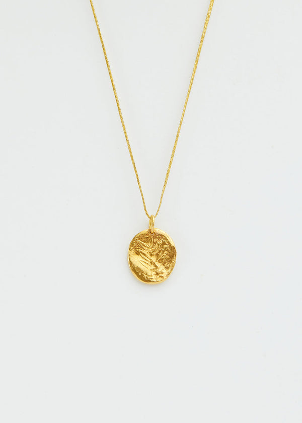 18kt Gold Bethlehem Zaytun Pendant on Cord