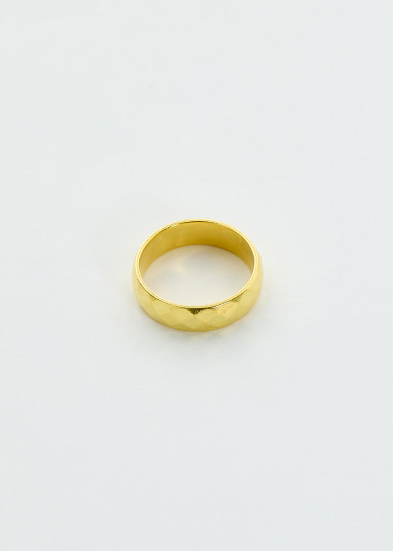 18kt Gold PSTM Myanmar Aurora Faceted Ring