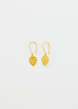 18kt Gold PSTM Myanmar Leaf Earrings