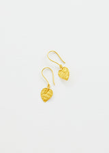 18kt Gold PSTM Myanmar Leaf Earrings