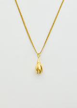 18kt Gold PSTM Myanmar Aurora Bell Champac Pendant on Cord