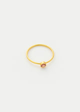 18kt Gold PSTM Myanmar Pink Spinel Cup Ring