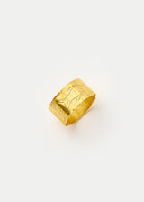 18kt Gold PSTM Myanmar Aurora Pyu Paper Ring