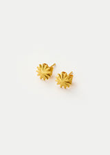 18kt Gold PSTM Myanmar Aurora Pyu Sun Burst Studs